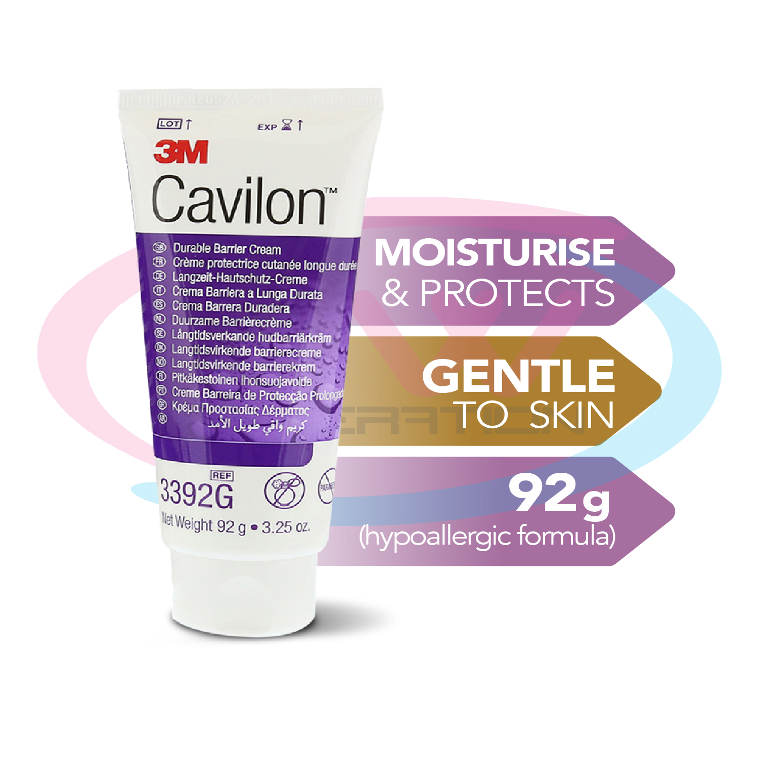 3M barrier cream feature arrow-100
