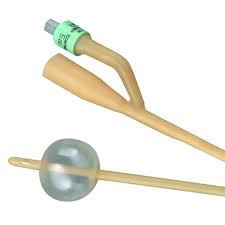 Bardia Foley Catheter -2 way Silicone-Elastomer Coated 12FR, 14FG, 16FR 2 Way , 10ml Balloon, Per Box 10 pcs